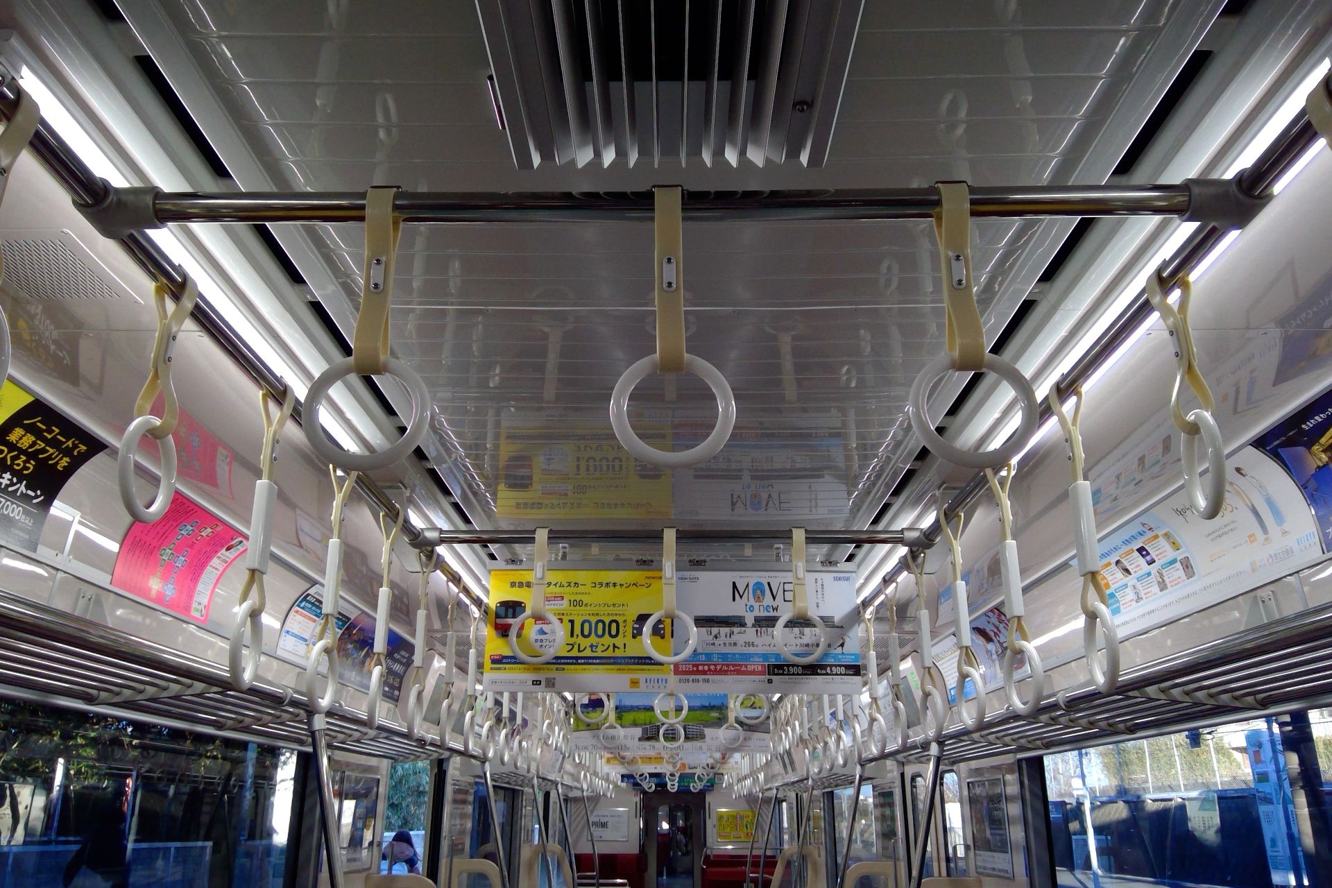 京急1000形3～5次車 更新車 車内