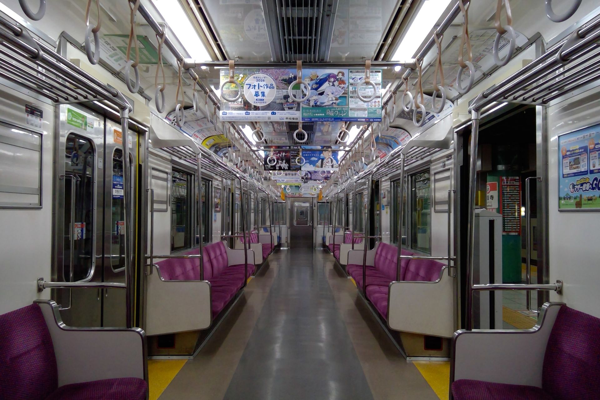 京成3700形 車内